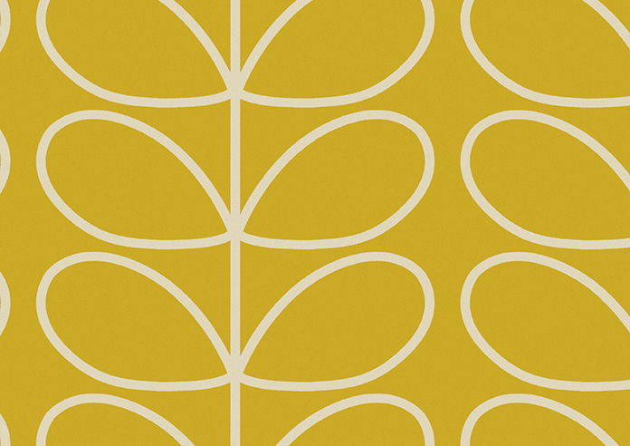 Orla Kiely Jumbo Linear Stem, Sunflower - Twist&Fit Roman Blind - Image 8
